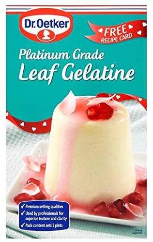 Dr. Oetker Sélectionnez Beaux Feuille de gélatine 10 x 20g