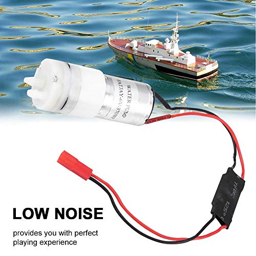 V BESTLIFE RC Water Pump, 5V 370 Water Cooling Pump JR Plug Step-Down Waterproof Low Noise Module Accessory Part for RC Boats Motor & ESC