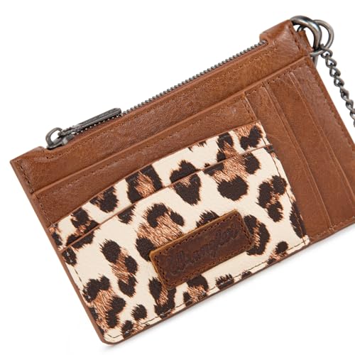 Image of Montana West X Wrangler Keychain Wristlet Wallet Women Small Wallets for Women Slim Credit Card Holder Women's Card & ID Cases Ladies Female with Coin Purse