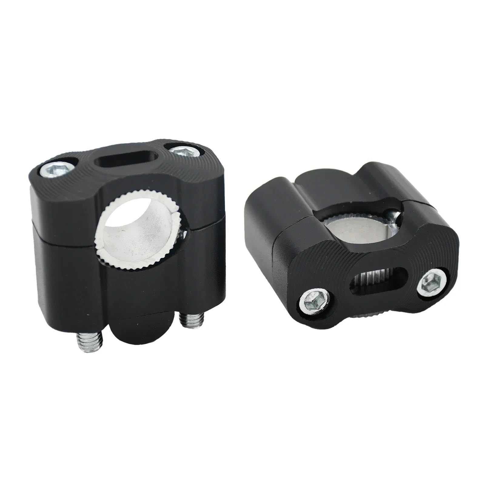 Hdhcscagh Black Motorcycle Universal 22 Mm 28 Mm Handlebar Clamp Handlebar Risers Adapter Bar Clamps Handlebar Clamps Risers(,22 Mm)