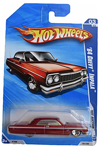 Hot Wheels Chevy Impala '64, [rojo] 161/240 2010 Hot Auction 3/10