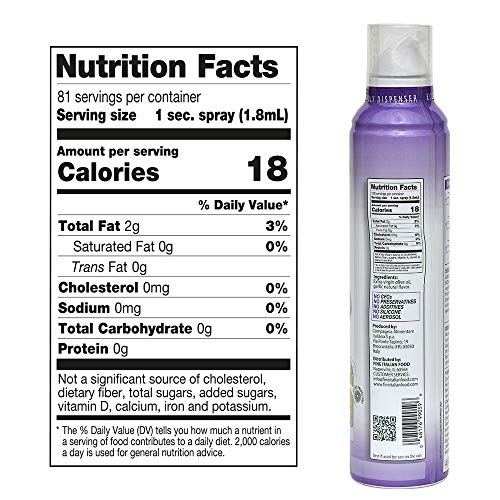 Mantova Garlic Flavored Extra Virgin Olive Oil Spray, Heart-Healthy Cooking Spray Perfect For Salads, Pasta Sauces, Or Grilling, 100% Natural Cooking Oil Made In Italy, Olive Oil Dispenser Bottle Sprays, Drips, Or Streams With No Waste, 8 Oz #TOP4