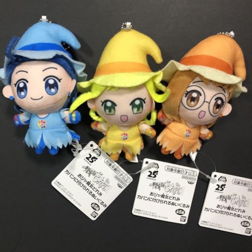 おジャ魔女どれみ カバンに付けられるぬいぐるみ 3種