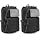 2 Pack Tactical Molle EDC Pouchs Outdoor Admin Tool Bag with US Flag Patch | Utility Pouch,Mini belt Pouch,Tactical Phone Pouches,Medical EDC IFAK Pack,1000D Nylon+Laser Cut Modular Pouches & EDC Gear