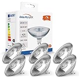 6 Stück LED Reflektorlampe QPAR111 6,5W GU10 warmweiss 2700K mit Glaskörper dimmbar