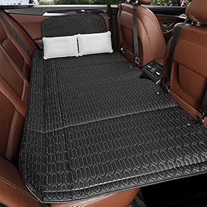 Car Bed Non Air Mattress For SUV, Truck And Minivan, Car Folding Bed, Car Camping Mattress Back Seat, Can Have Rest On Travel (Color : Black, Size : 140x92cm)