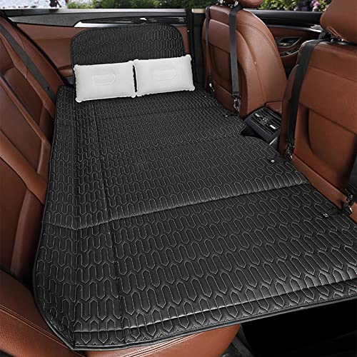 Car-Bed-Non-Air-Mattress-For-SUV-Truck-And-Minivan-Car-Folding-Bed-Car-Camping-Mattress-Back-Seat-Can-Have-Rest-On-Travel-Color-Black-Size-140x92cm