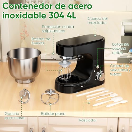 El Mejor Listado de batidora de pedestal para comprar hoy. 8 Imagen adicional