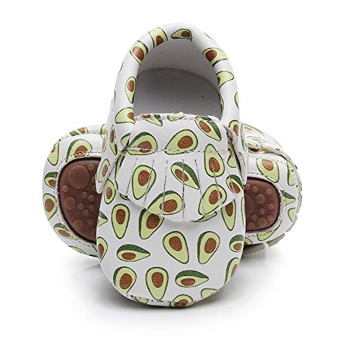 Bebila Cute Cartoon Baby Moccasins - Vegan Baby Girls Boys Shoes With Non-Skid Rubber Sole For First Walker Toddler Mermaid Printing (Us 5M/4.72”/12Cm 6-12Months, Model-4) #TOP23