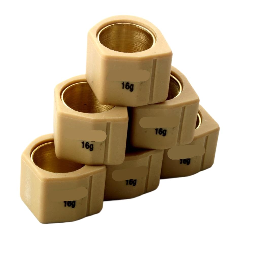 6PC Rulli Corsa 25x20mm 16g Compatibili Con X Citing I ABS 400cc 2013-2015 Scooter