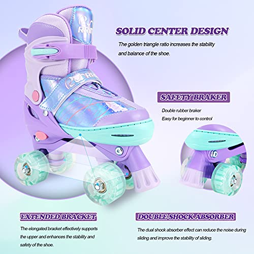 Runrrin RRS-01-2021-A Adjustable Kids Roller Skates thumb #3