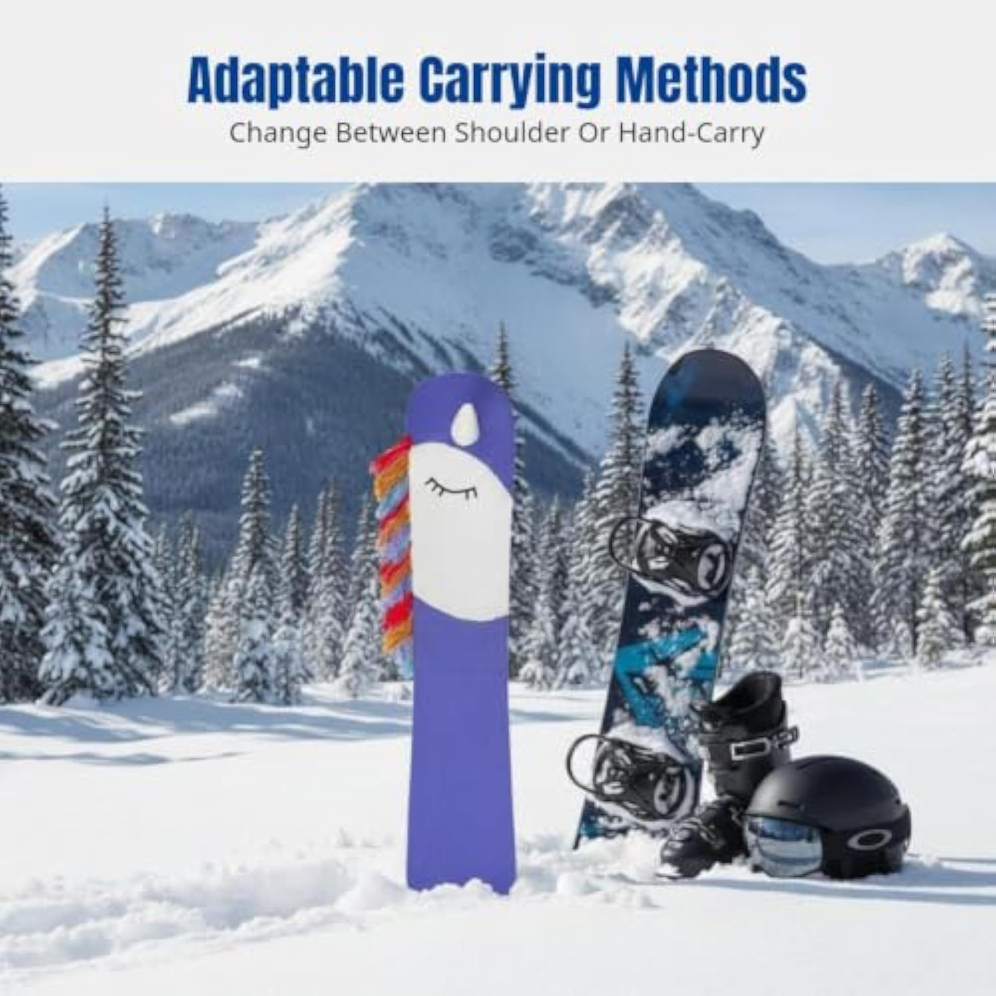 Snowboard Bag, Antiabrasion & Anti-Rust Cover, Lightweight SBR