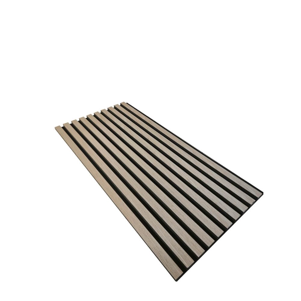 Home Deluxe - Akustikpaneel SONIC Light Oak - 1 Paneel, Holz aus MDF, Filz aus Polyester, auf- und nebeneinader platzierbar I Schallschutzpaneel Akustikplatten Wandpaneel
