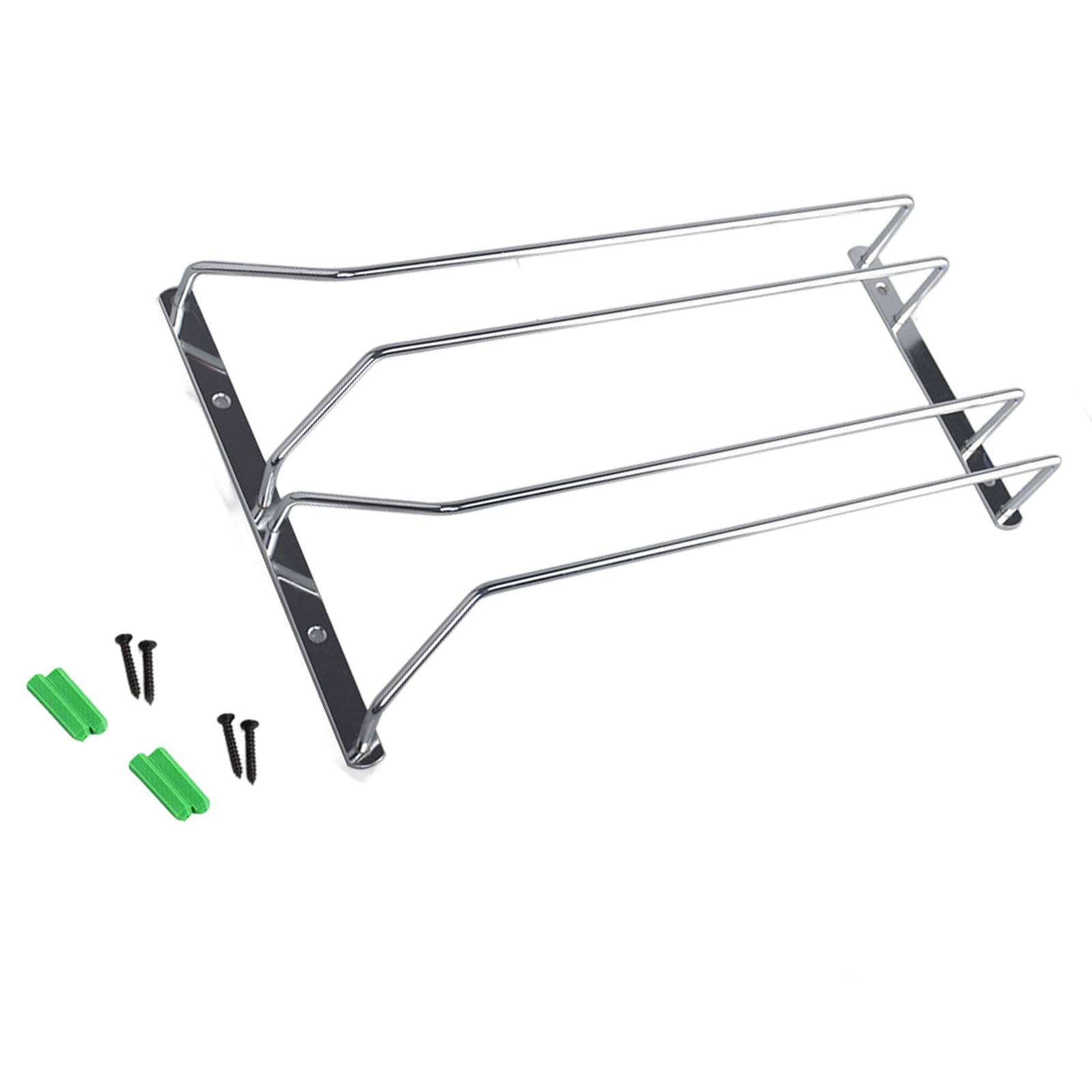 YROHGKPN Space Saving Overhead Wine Glass Rack Sturdy Nonrust Steel Mountable Storage Solution Rustproof Stand Rustproof Stand