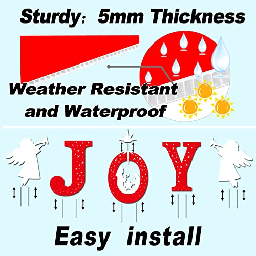 Mishunyus SDJOY-B-3-1 Outdoor Christmas Decorations -Joy Nativity Sets thumb #1