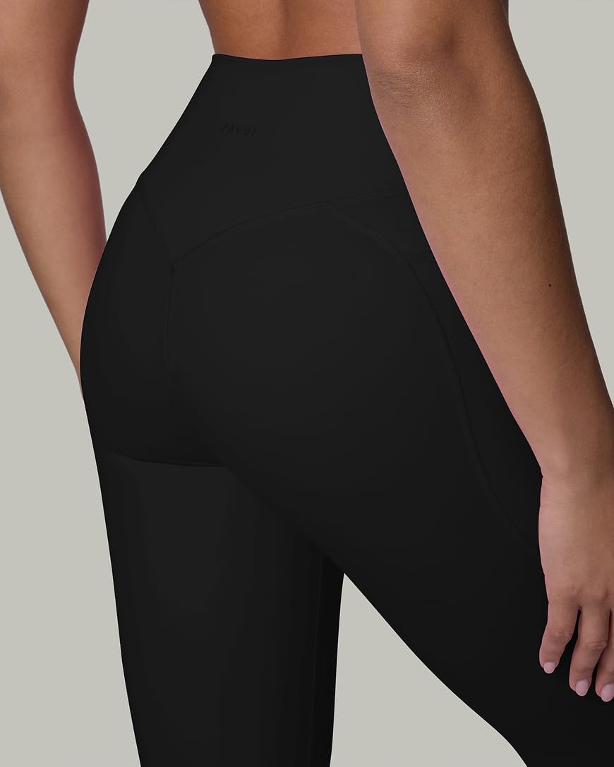 PAVOI ACTIVE Buttery Soft Workout Leggings with Pockets for Women - High Waisted No Front Seam Gym Yoga Pants - FlexFlow