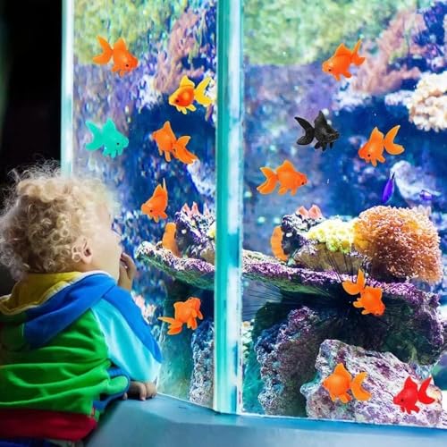 Image of Realistic Fish Animal Figure Toys for Kids| 15Pcs Underwater Marine Ocean Fish Action Figurine Model Toy for Boys & Girls Aquatic Water Animals Playset Sea Creatures Birthday Gift for Children