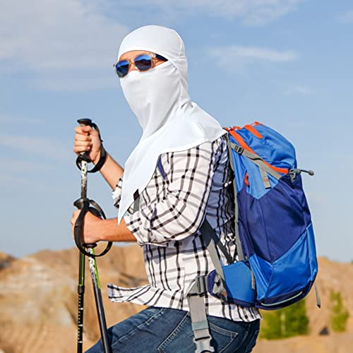 Image of AIWOLU Balaclava Full Face Mask Summer for Sun Protection Breathable Long Neck Covers for Men Women Cycling Fishing