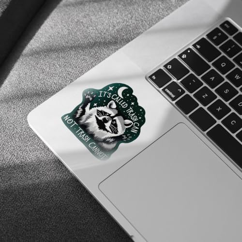 Image of (3PCs) It's Called Trash Can Not Trash Cannot Sticker, Racoon Sticker, Trash Panda Stickers, Humor Motivational Mental Health Vinyl Stickers for Laptop Bottle Phone Car Window Helmet 3 inch (Normal, 3in)