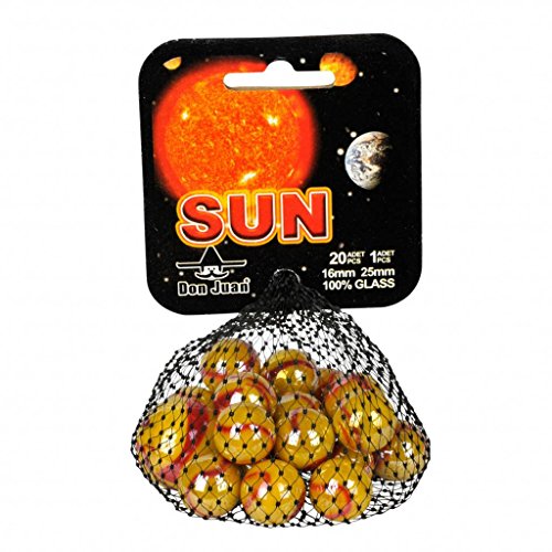 Preisvergleich Produktbild Murmel Kollektion 14147 - Glasmurmel Sun