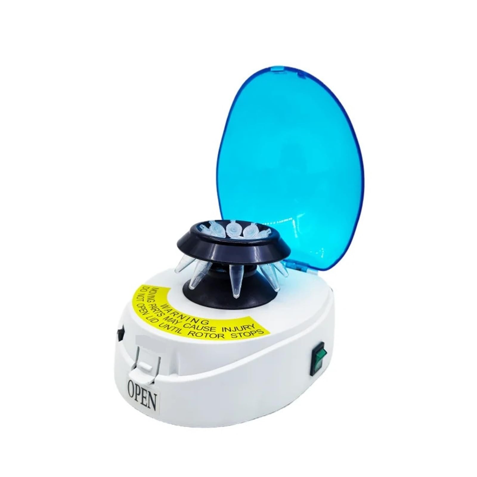 Centrífuga de laboratorio Mini Palm de 4000 a 10 000 rpm, hasta 8 tubos PCR de 0,5 ml, 1,5 ml y 2 ml, con dos rotores. Control de velocidad(JMC-400)