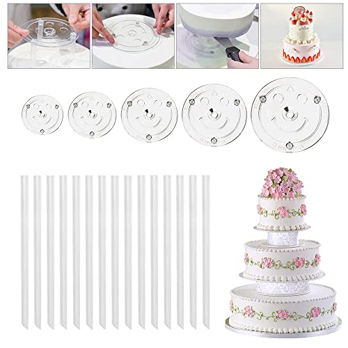 LdawyDE Tortenständer ,Tortenstützen für Mehrstöckige Torten...