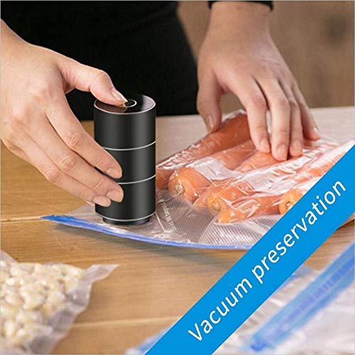 Miniatura 3 de Mini bomba Compresor de vacío Empacador de compresión Bolsa de embalaje para el hogar Edredón de tela Compresor de viaje Organizador de equipos de