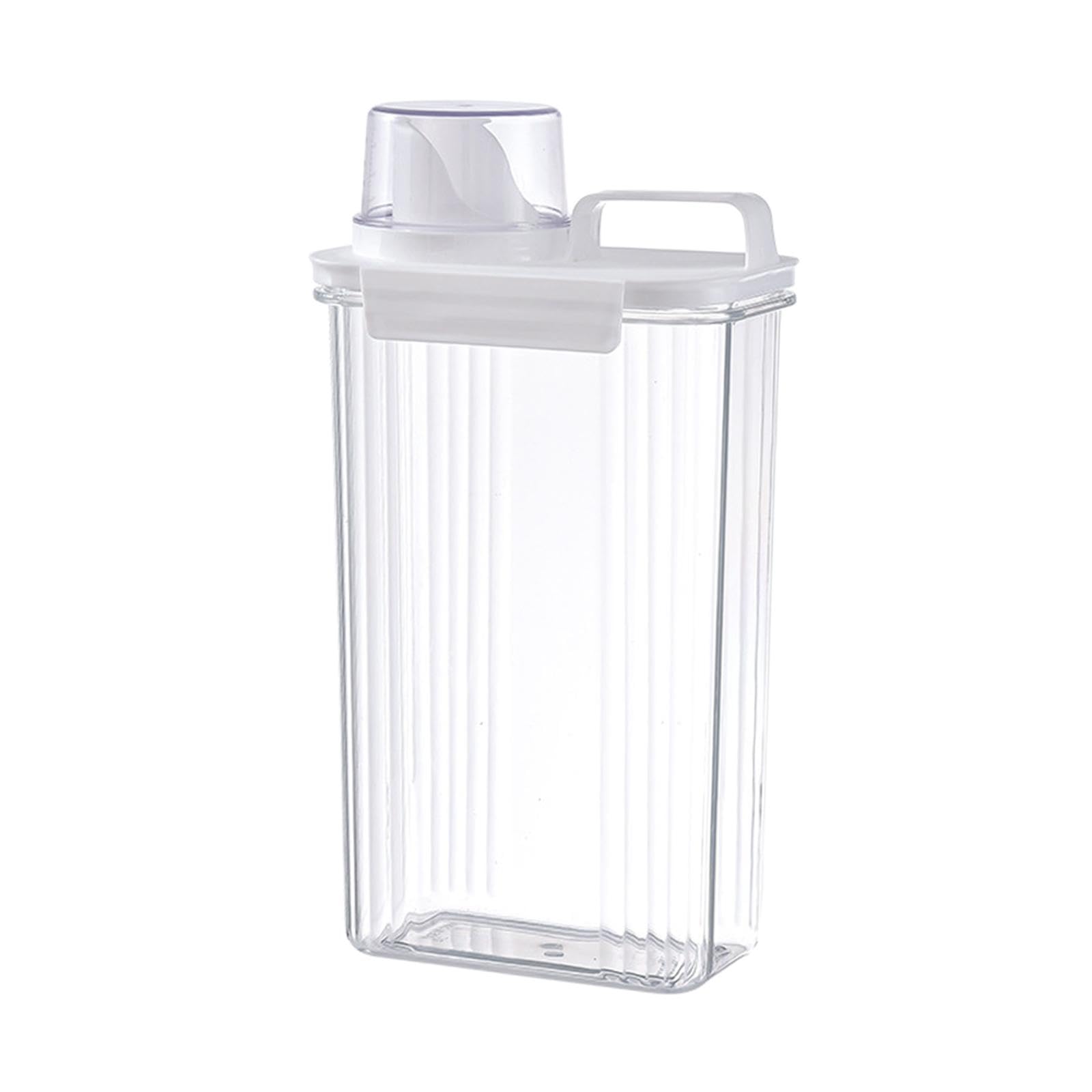 Solución de Almacenamiento Transparente para Artículos de Lavandería, 2800ML