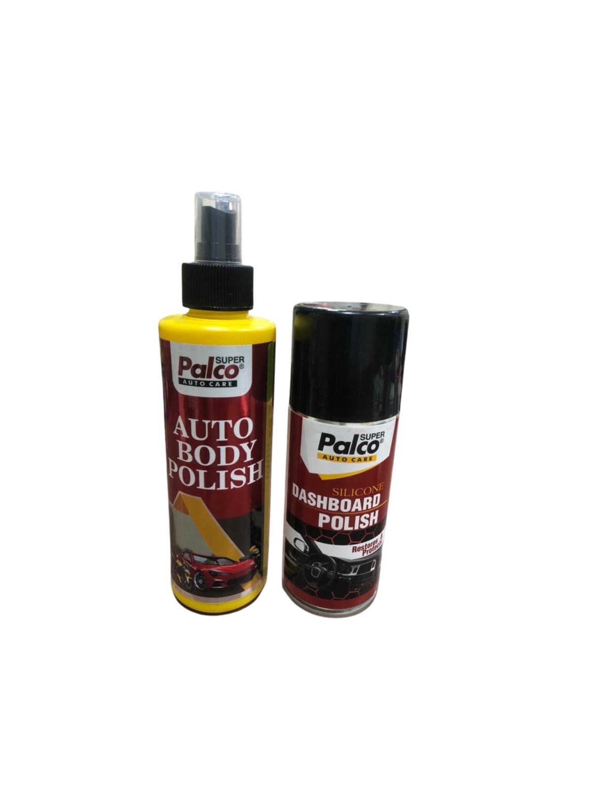 PALCO AUTO BODY POLISH 200ML &PALCO SILICONE DASH BOARD POLISH 150ML COMBO