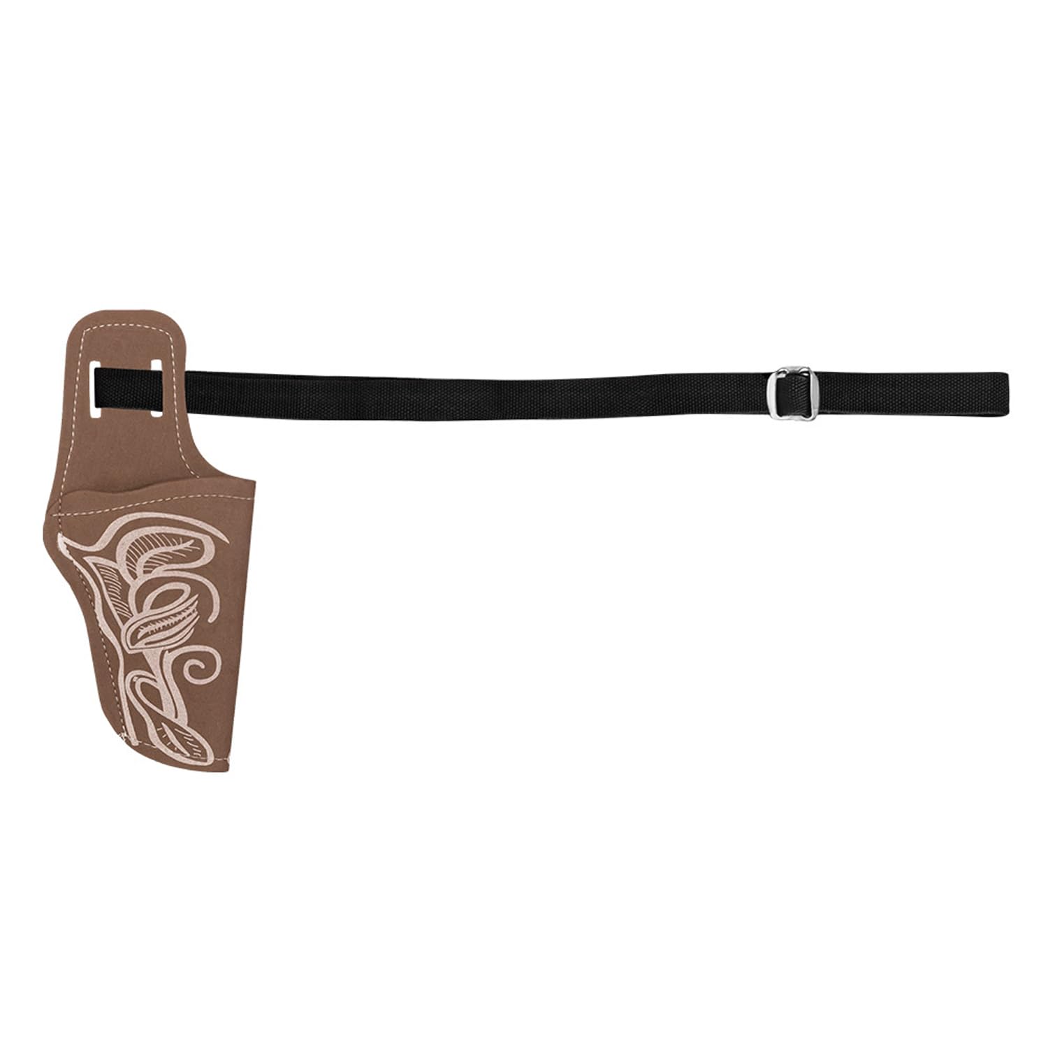 Boland 54383 Zestaw kowbojski (pistolet i pasek z uzdrą), wielokolorowy, 23 cm / 100 cm
