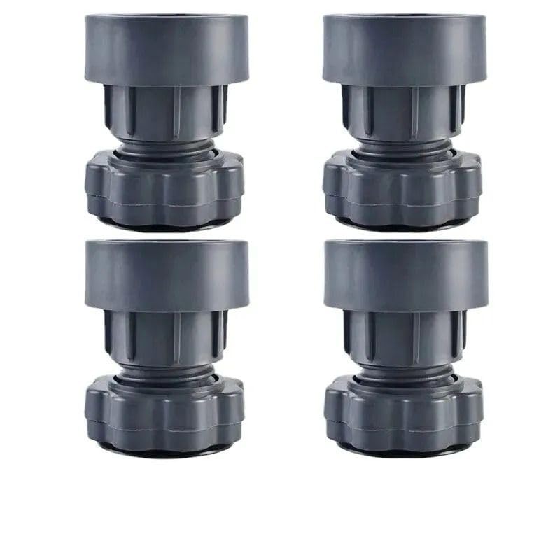 B MARK Washing Machine Vibration Feet Pad 4 PC Adjustable Highly Non-slip Support Anti Vibration Pads Walk Pads Shock Absorber Noise Cancelling Furniture Lifting Base