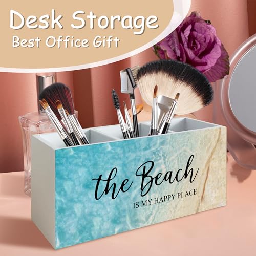 Organiseur de bureau et porte-pinceaux de maquillage polyvalent - 5