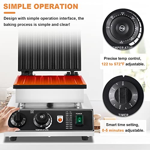 Electric Churro Maker Machine Churrera Churro Maker Spanish Churro Maker Latin Fruit Donut Machine Nonstick Waffle Stick Maker 8Grids 110V