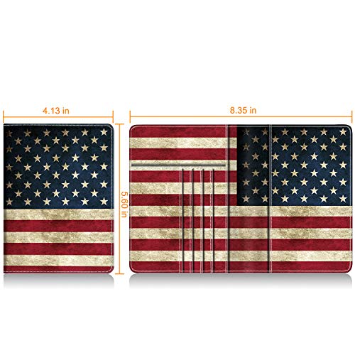 Image of FINTIE Passport Holder, Slim Travel Wallet RFID Blocking Card Case Cover Passport Cover Protector Essentials with Credit Card Slots for Women /Men | Slim