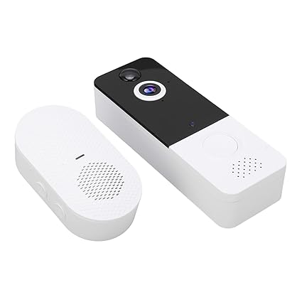 EXCLUZO Video Door Bell, Wireless Doorbell Camera Cloud Storage 2 Way WiFi for Home Security(#1)