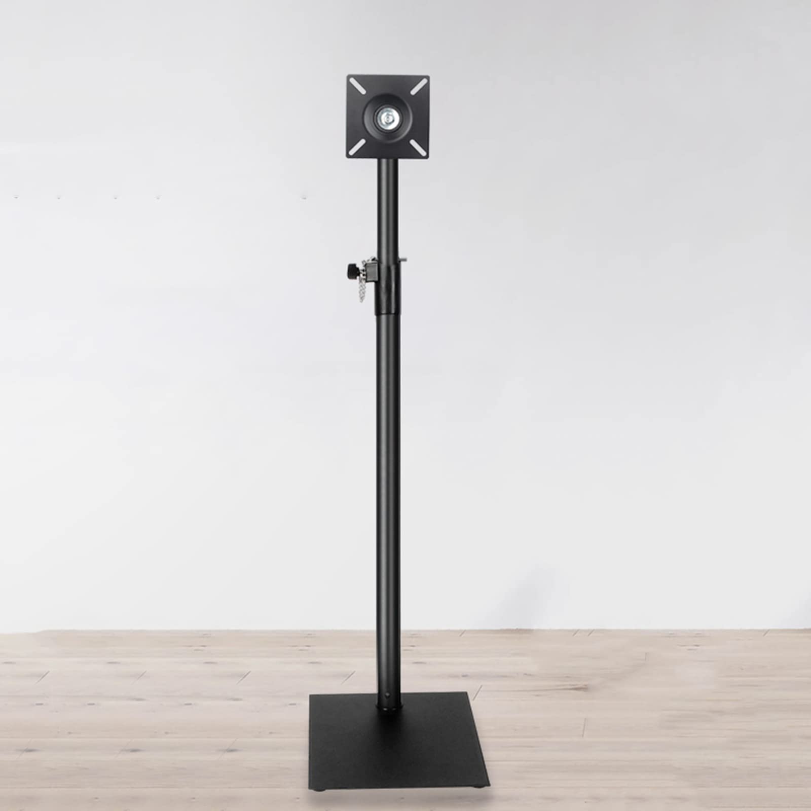 Supporto da Pavimento per Monitor, Braccio Singolo Regolabile in Altezza per TV da 12 A 34 Pollici, Perfetto per Angoli E Camere da Letto.