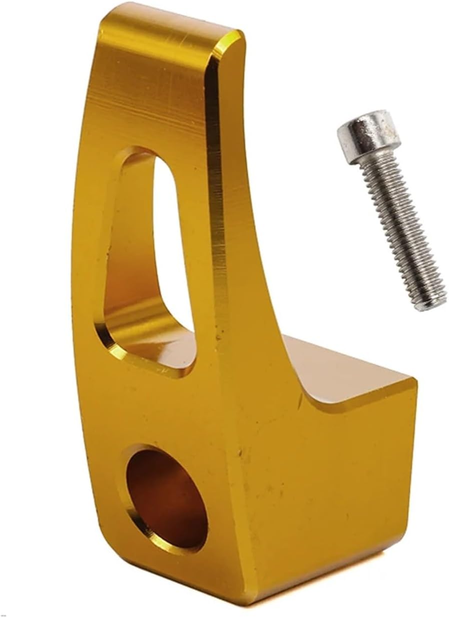 Scooter Skateboard Storage Tools Hook Fit for Xiaomi M365 Aluminum Alloy Front Hook Hanger Electric Scooter Accessories(Yellow)