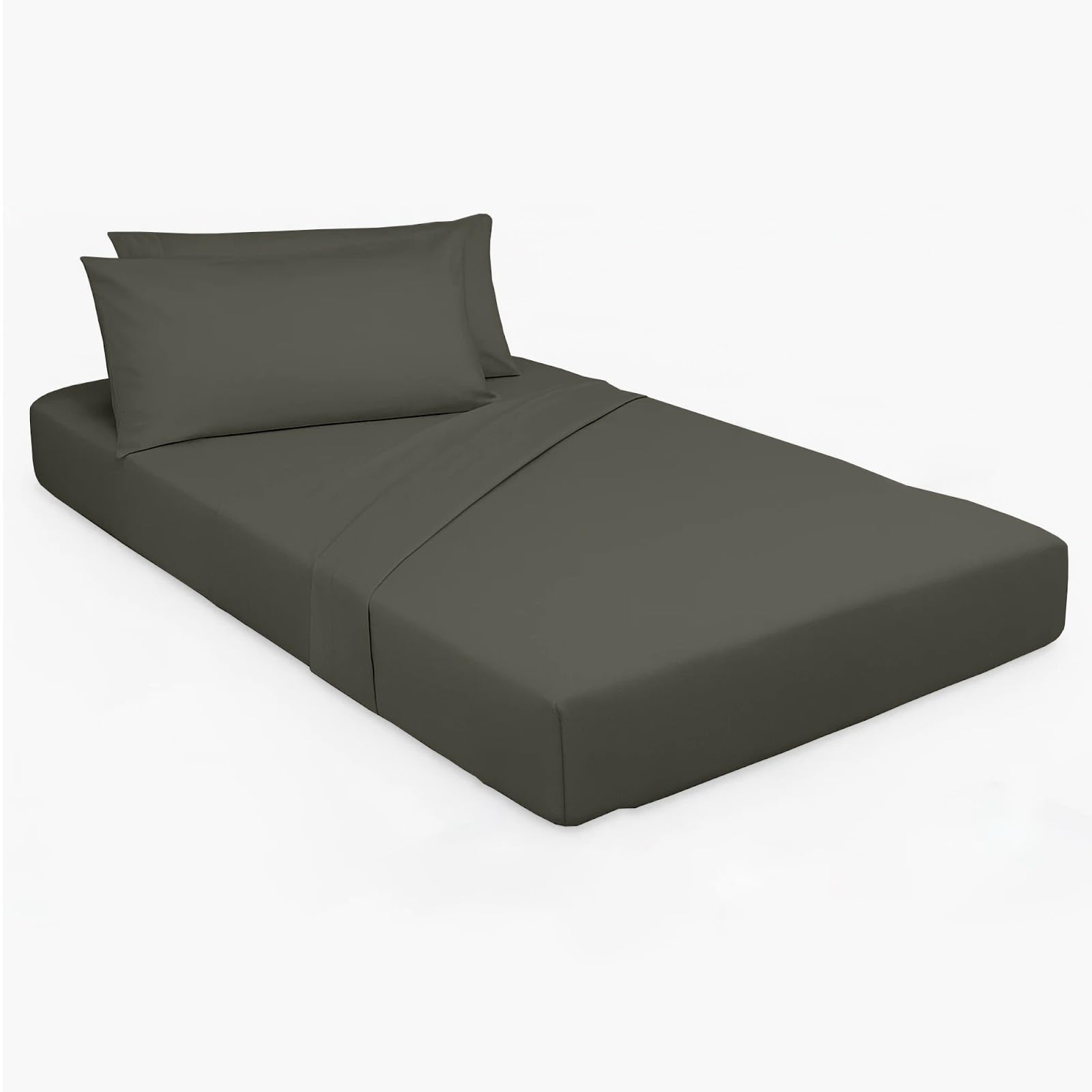 Cottingon 33"x75" Cot Sheet and Pillow Case 4 Piece Set, 100% Egyptain Cotton Soft Bedding Perfect for Rollaway, Folding, Guest Bed Frame, Fits Upto 7