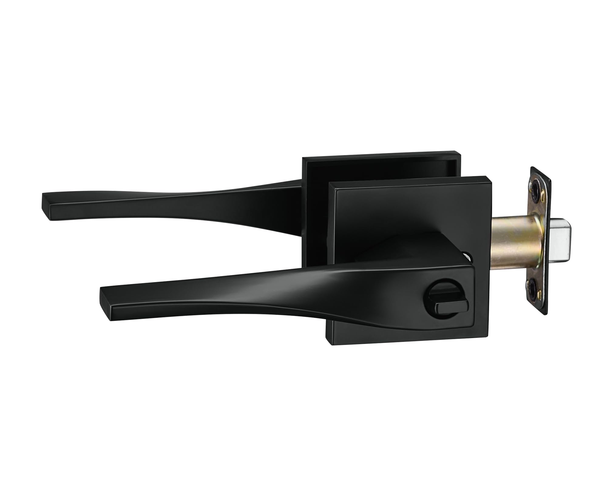 Berlin Modisch Sleek Series Door Lever (Iron Black, Door Lever)