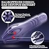 BDSMYEE Eichel Stimulator mit 6 Tentakeln,elektrisch Masturbator handfrei mit 10 Vibrationsmodi,Masturbieren Penistrainer Vibrator erotisches Sexspielzeug für Männer Solo (A) #3