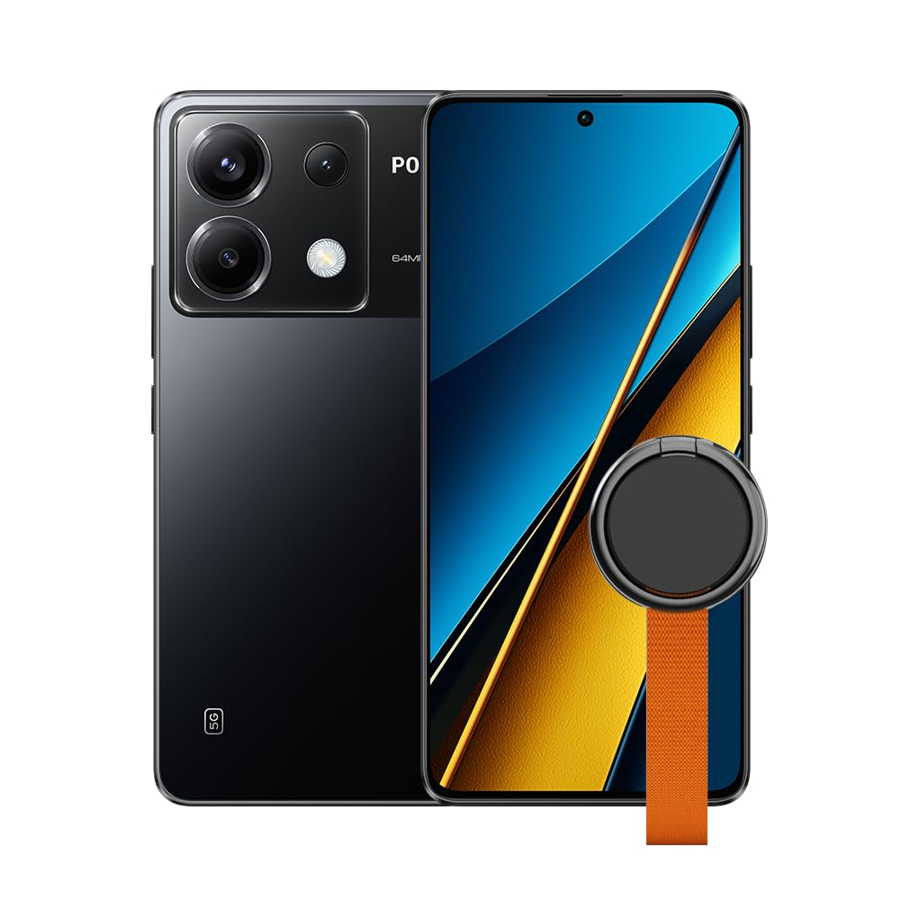 POCO X6 5G - Smartphone 12+256GB, Schermo Amoled 6.67 120HZ 1.5K, Snapdragon 7s Gen 2, Tripla fotocamera fino a 64 MP, 5100mAh, Nero (Versione IT)