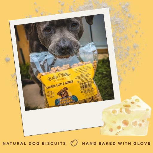 Betty Miller Dog Treats - Little Cheese Bones 1kg - British Baked Dog Biscuits - Ideal Dog Treats for Small Dogs - Image 3