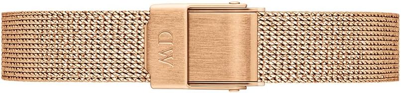 Daniel Wellington Quadro Pressed Women’s Watch – 20x26mm Square Case, Japanese Quartz Movement, Stainless Steel Mesh Strap, Water Resistant, Rose Gold Watch for Women - Melrose - Image 5