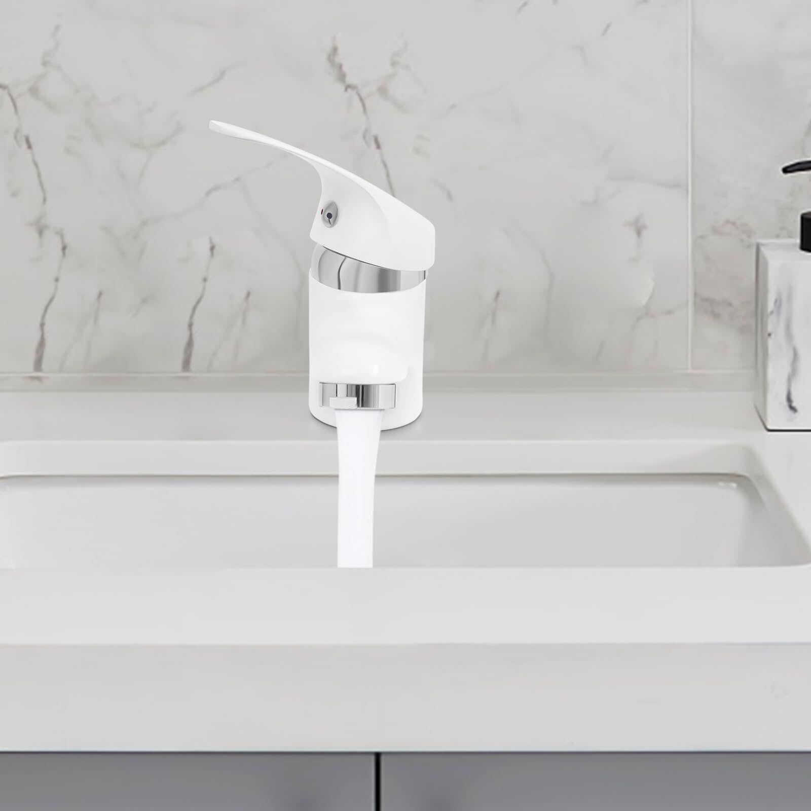 Grifo de lavabo monomando 3/8 pulgadas para baño