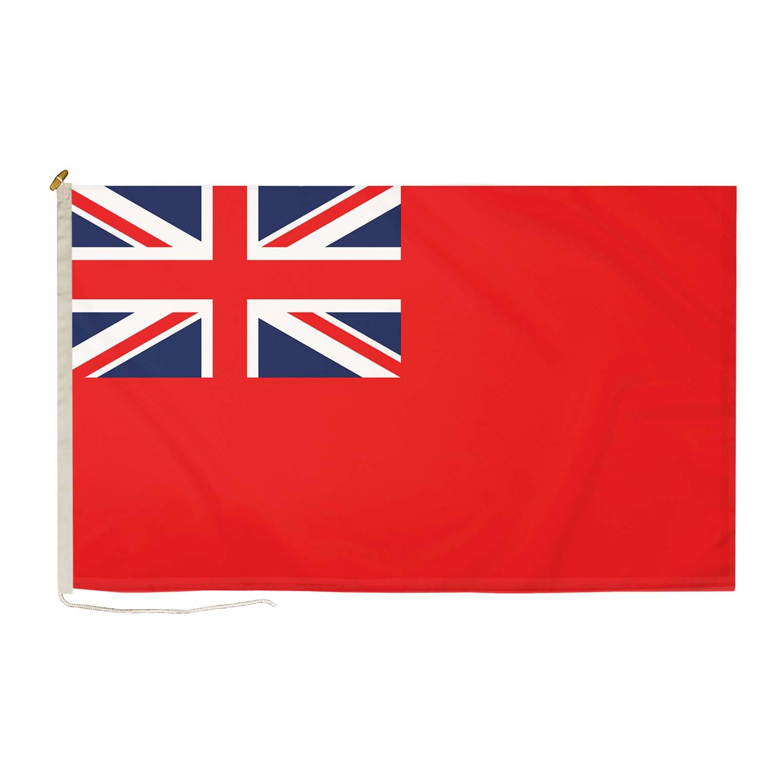 DuraFlag Civil Ensign Red Ensign Boat Flag Premium Quality Knitted Polyester with Rope and Toggle 150gsm Marine Grade for Sailing Yacht Marina UK Ensign Outdoor Marine Flag