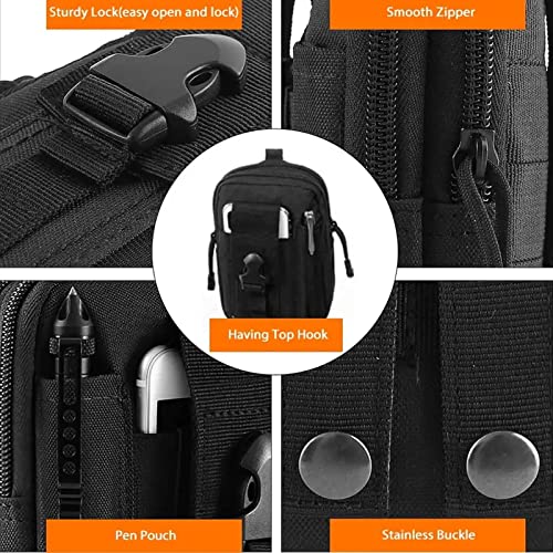 Molle Pouches, Tactical Pouch, EDC Pouch, Belt Pouch, Military Backpack, Utility Pouch, Belt Pouches for Men, Compact Utility Belt Pouch, Army Molle Pouch, Waist Bag for Sports, Hiking, Camping 5 Molle Pouches, Tactical Pouch, EDC Pouch, Belt Pouch, Military Backpack, Utility Pouch, Belt Pouches for Men, Compact Utility Belt Pouch, Army Molle Pouch, Waist Bag for Sports, Hiking, Camping - Image 5