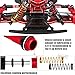 hopsupRC Upgrade Parts for 1/10 Big Rock 4X4 V3 3S BLX,RC Shocks&Arms&Caster Blocks hubs&25T Direct Mount Servo Saver&Steering Bellcranks&CVD&Support&Gearbox&Center Driveshafts&Links,Red