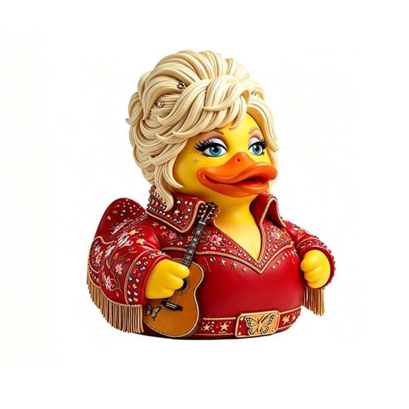 Parton Memorial Duck Dolly Duck Figurine Country Music Tribute Decor