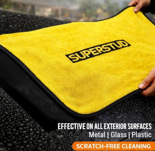 Image of SUPERSTUD 2 Pcs Combo - Car Vacuum Cleaner 3 in 1 (1Pcs) | Microfiber Cleaning Cloths for Car (1-Towel), 40x30 cm