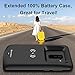 NEWDERY Upgraded Samsung Galaxy S9 Plus Battery Case Qi Wireless Charging Compatible, 5200mAh Slim Rechargeable Extended Charger Case Compatible Samsung Galaxy S9+ Plus (6.2 Inches Black)